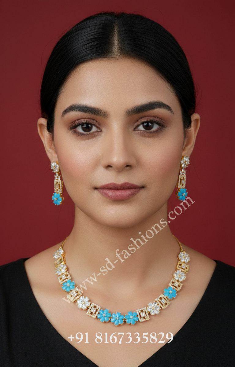 Small AD necklace sets under 1000